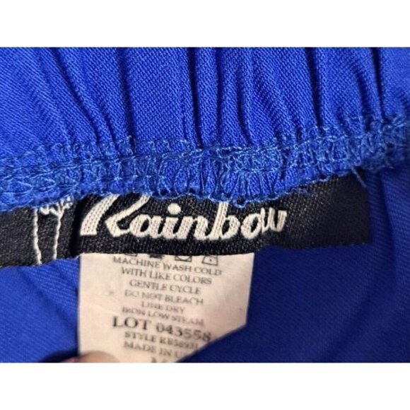 Rainbow Juniors M Royal Blue Pull-On Jeggings 26" Inseam Attached Sash - Picture 2 of 7